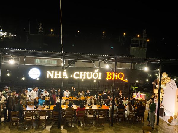 Nhà Chuối BBQ- Đà Lạt đã lắp đặt âm thanh của Goldsound