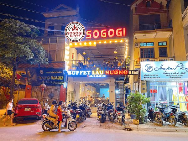 Loa nhà hàng Goldsound hoàn thiện âm thanh cho Buffet lẩu nướng Sogogi