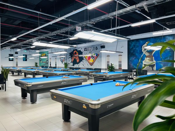 Loa cho Billiards Club 38, Hà Nội, Amply 4 - 6 vùng âm lượng, loa được thiết kế riêng cho quán, bật lớn không tạp âm, miễn phí công lắp đặt, bảo hành dài hạn 5 năm.