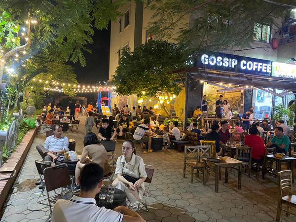 Loa sân vườn cho quán cafe GOSSIP COFFEE, Amply 4 - 6 vùng âm lượng, loa được thiết kế riêng cho quán, bật lớn không tạp âm, miễn phí công lắp đặt, bảo hành dài hạn 5 năm.