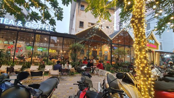 Goldsound lắp đặt âm thanh cho San Tea & Coffee, Đống Đa, Hà Nội