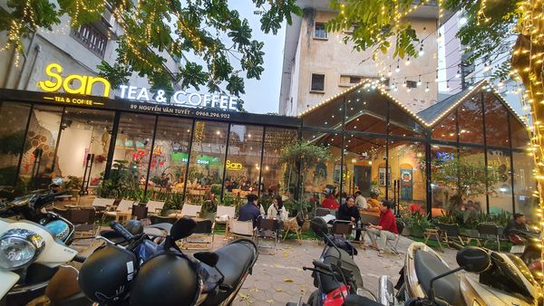 Goldsound lắp đặt âm thanh cho San Tea & Coffee, Đống Đa, Hà Nội