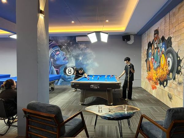 Hệ thống âm thanh cho Clb Bida Nam Khánh Billiards Club, Amply 4 - 6 vùng âm lượng, loa được thiết kế riêng cho quán, bật lớn không tạp âm, miễn phí công lắp đặt, bảo hành dài hạn 5 năm.