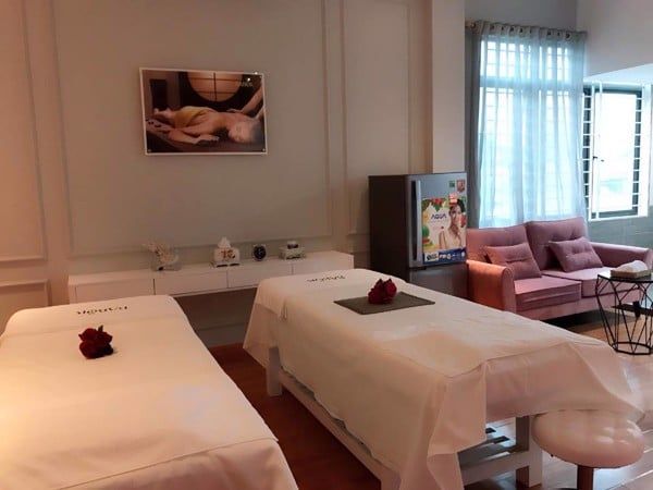 Loa cafe, Loa nhà hàng, SPA: Hệ thống loa Goldsound tại An Mộc SPA - số 16, ngõ 62, Trần Thái Tông, Cầu Giấy, HN