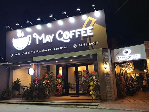 Loa cafe, Loa nhà hàng: Loa Goldsound được lắp đặt tại quán May Coffee, Phố Ngọc Thụy, Long Biên, HN.