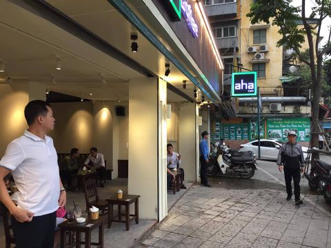 Loa cafe, Loa nhà hàng: Loa Goldsound lắp đặt tại AHA Coffee, Nguyễn Chí Thanh, Hà Nội