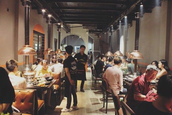 Loa cafe, Loa nhà hàng: Loa Goldsound tại Lẩu nướng PAPPAMI cơ sở 3 - 218 Đội Cấn, Ba Đình, Hà Nội