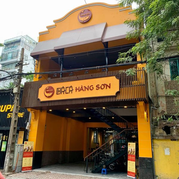 Loa cafe, Loa nhà hàng: Loa Goldsound lắp đặt âm thanh tại CHẢ CÁ HÀNG SƠN