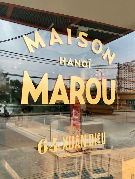 Loa cho cửa hàng Goldsound lắp đặt âm thanh cho Maison Marou Tây Hồ