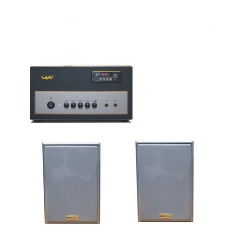 Loa Giảng đường, Loa trường học, Loa lớp học Gold4Edu (lớp học 30-50m2): 02 loa VE-38 + 01 BXL A400