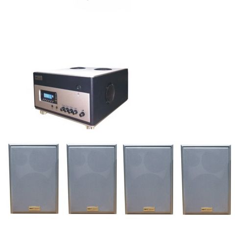 Loa Giảng đường, Loa trường học, Loa lớp học: Gold4Edu (lớp học 55-95m2): 04 loa VE-38 + 01 BXL A800