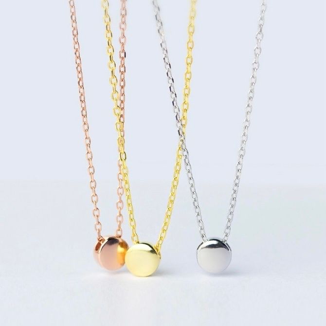 Dây chuyền bạc Tiny Circle