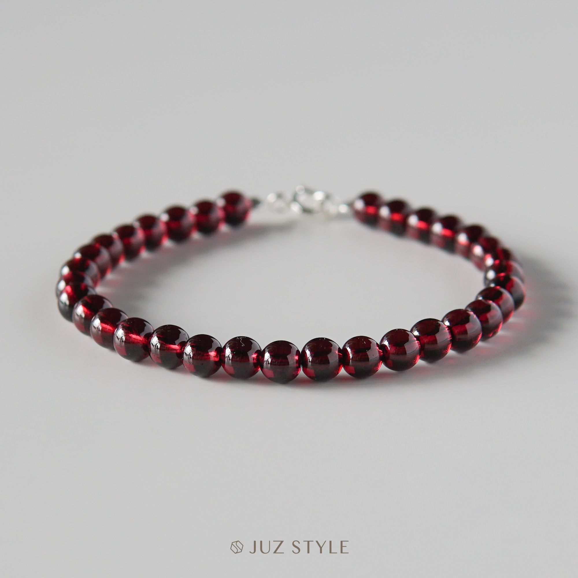  Vòng tay đá Garnet premium 5mm 