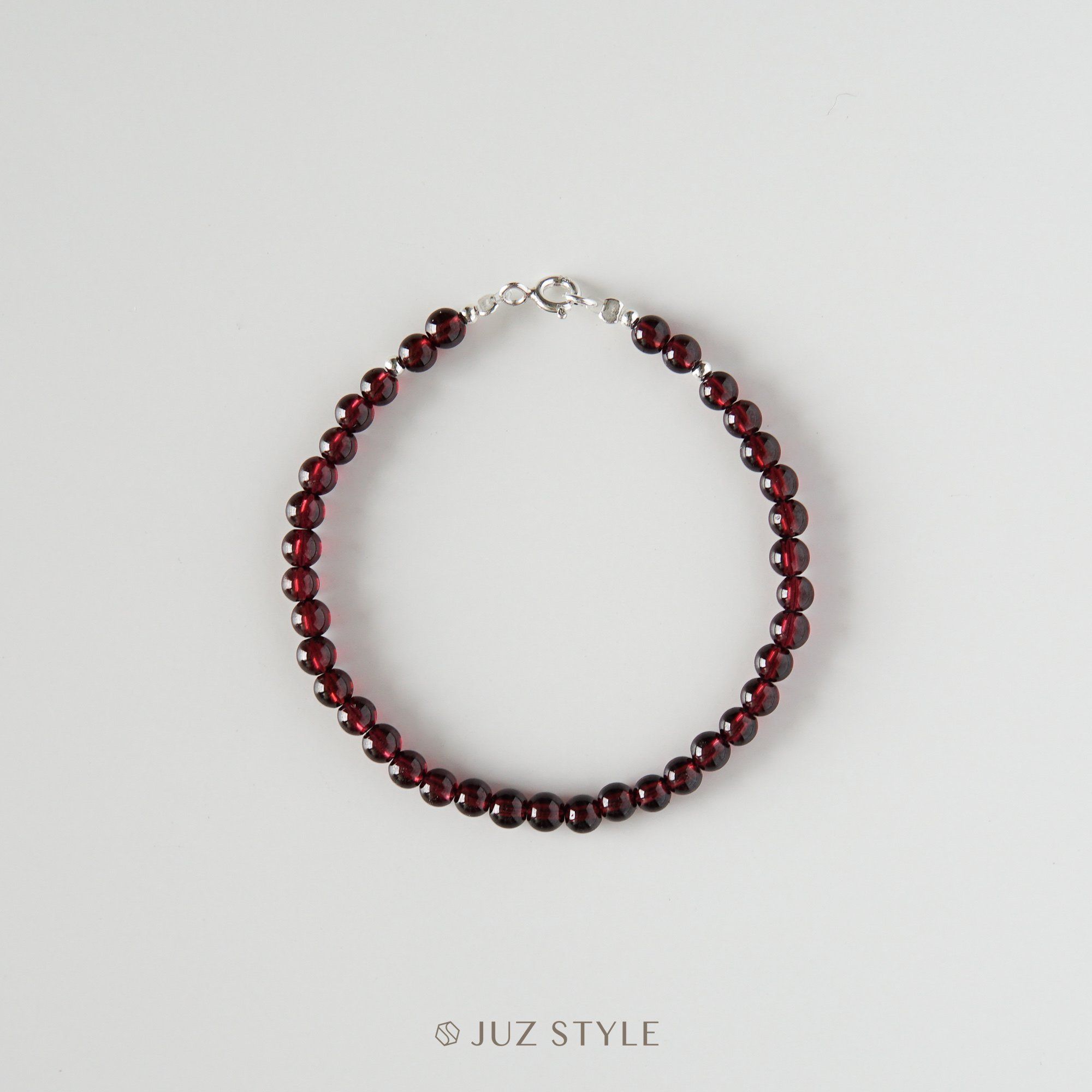  Vòng tay đá Garnet premium 4mm 