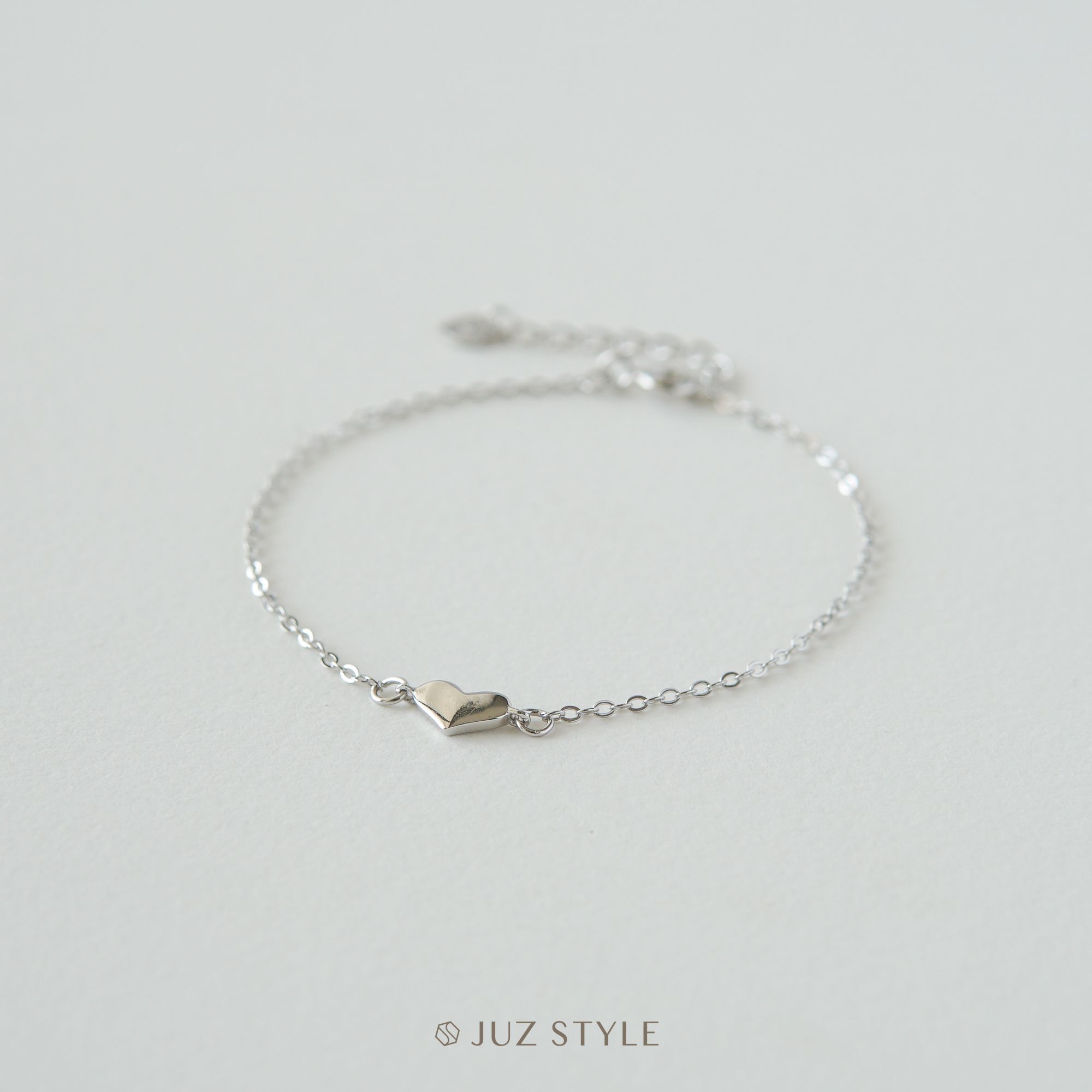 Lắc tay bạc One heart
