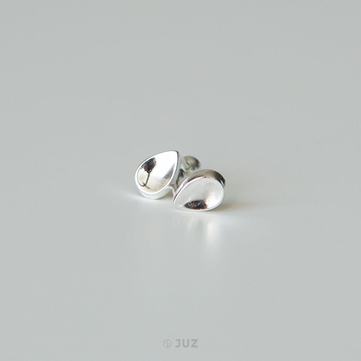 Bông tai bạc The water-drop ballstuds