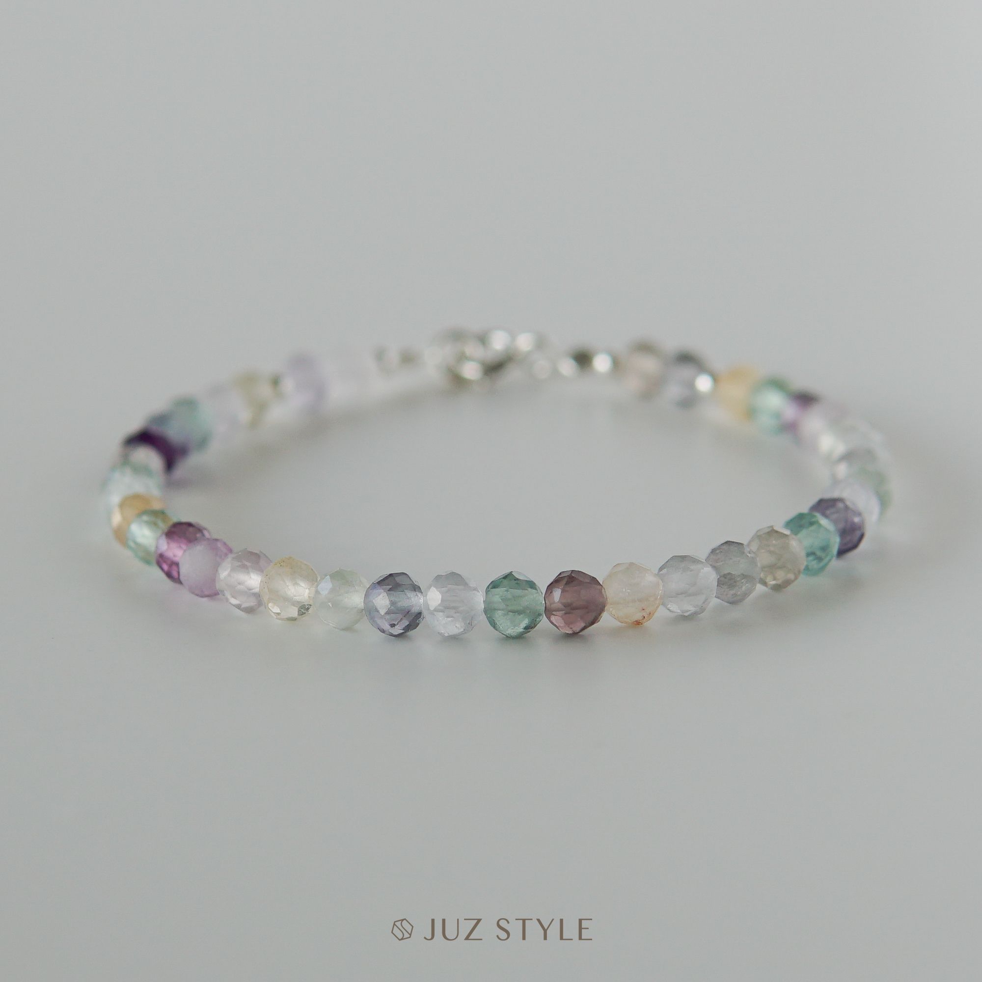 Vòng tay đá Fluorite 4.1mm