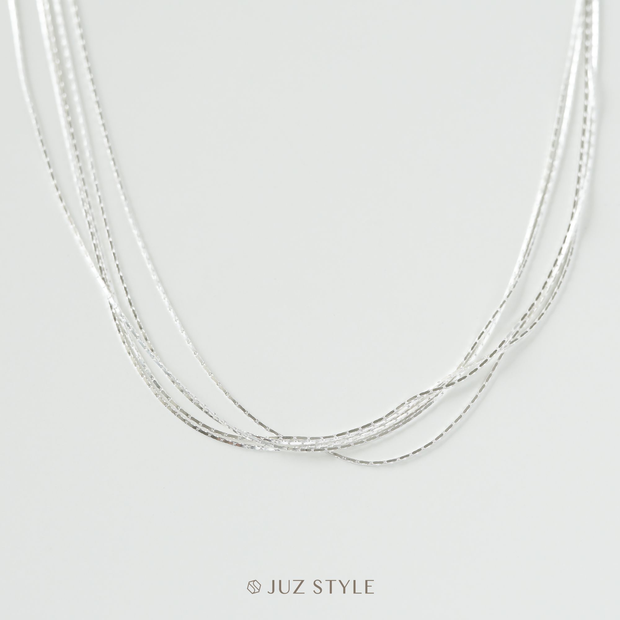 Dây chuyền bạc Five chains