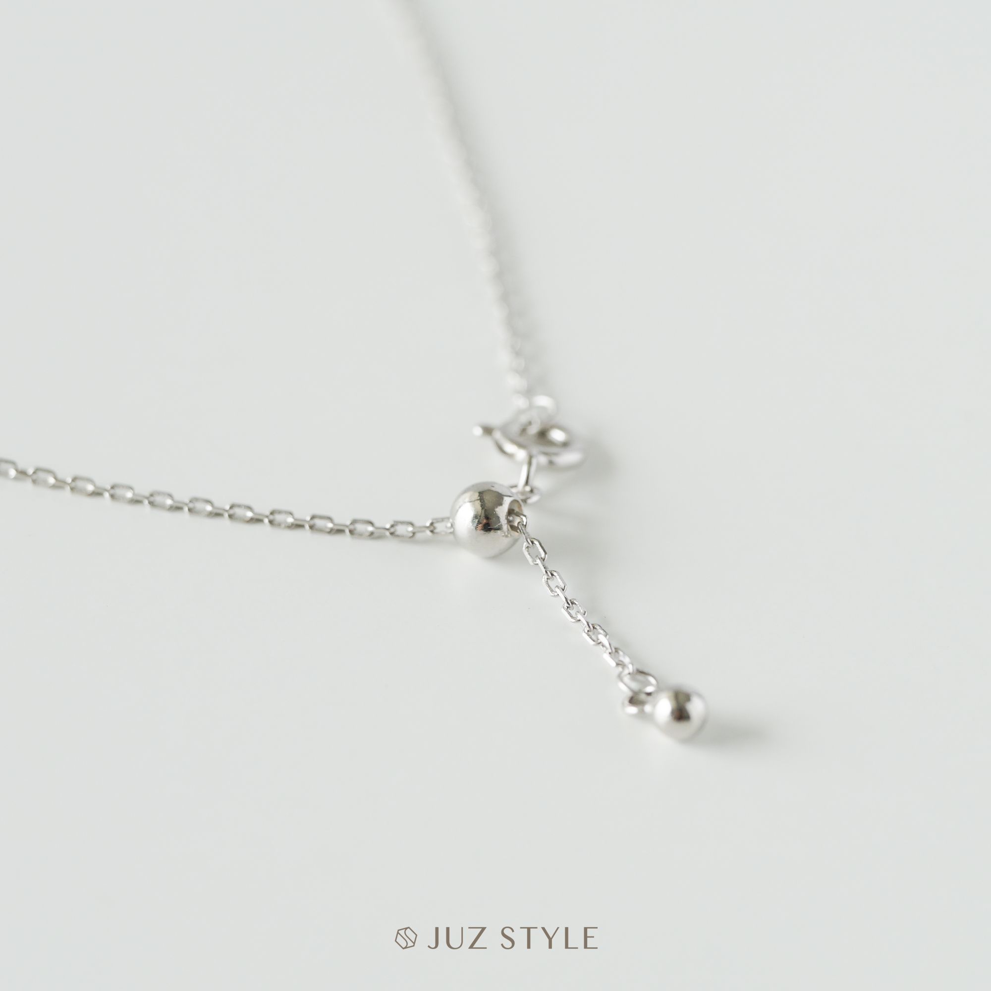 Dây chuyền bạc Marquise Cz