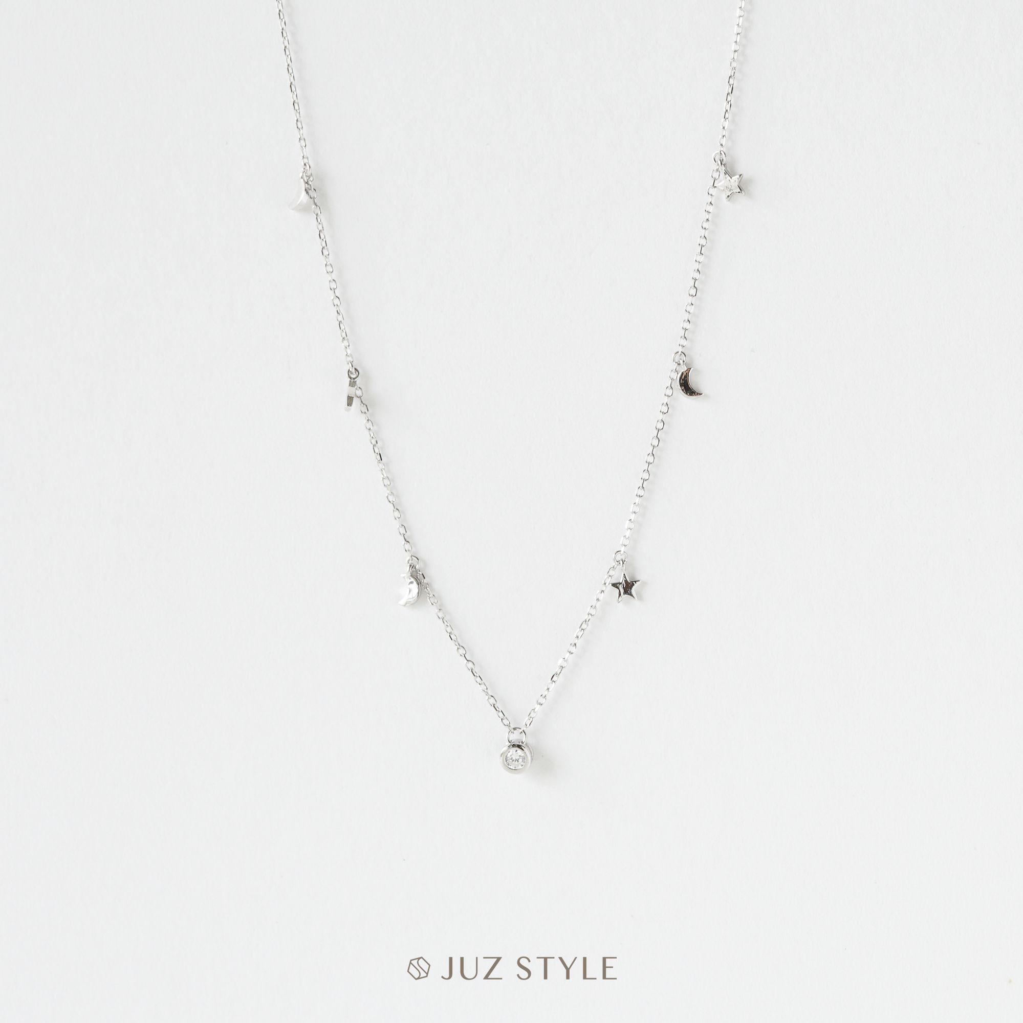 Dây chuyền bạc In the sky choker