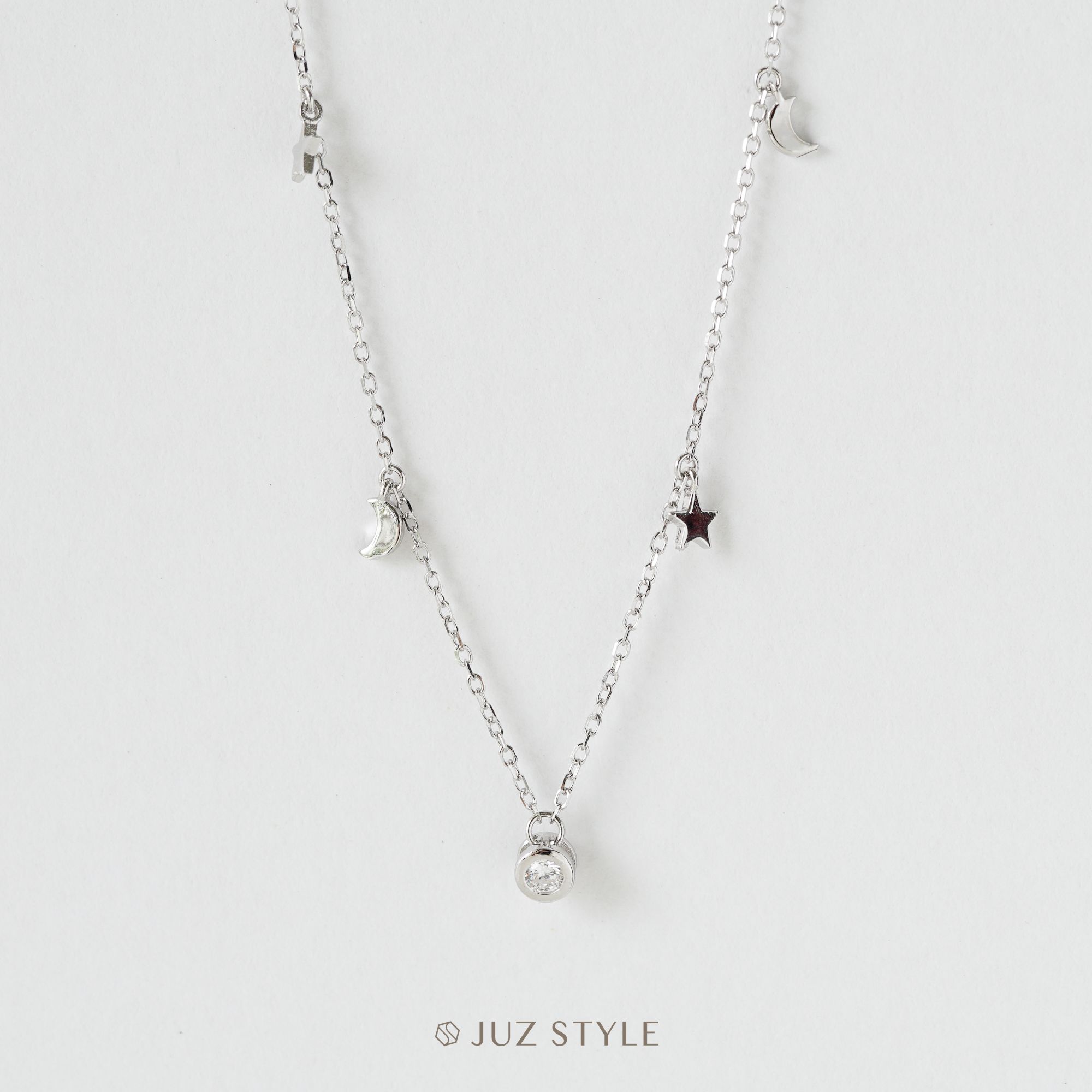 Dây chuyền bạc In the sky choker
