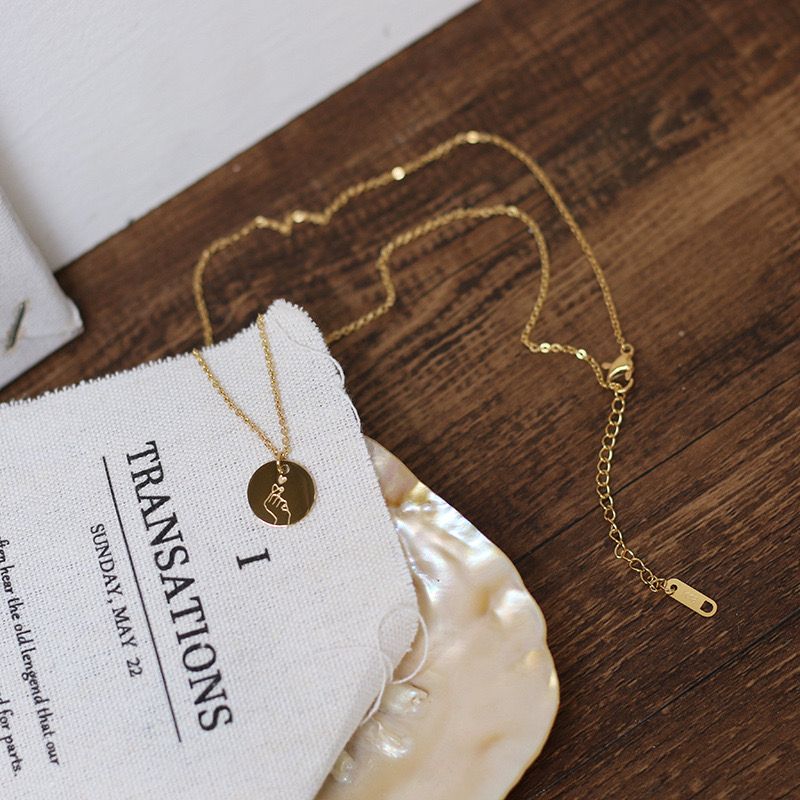 Dây chuyền charm tròn