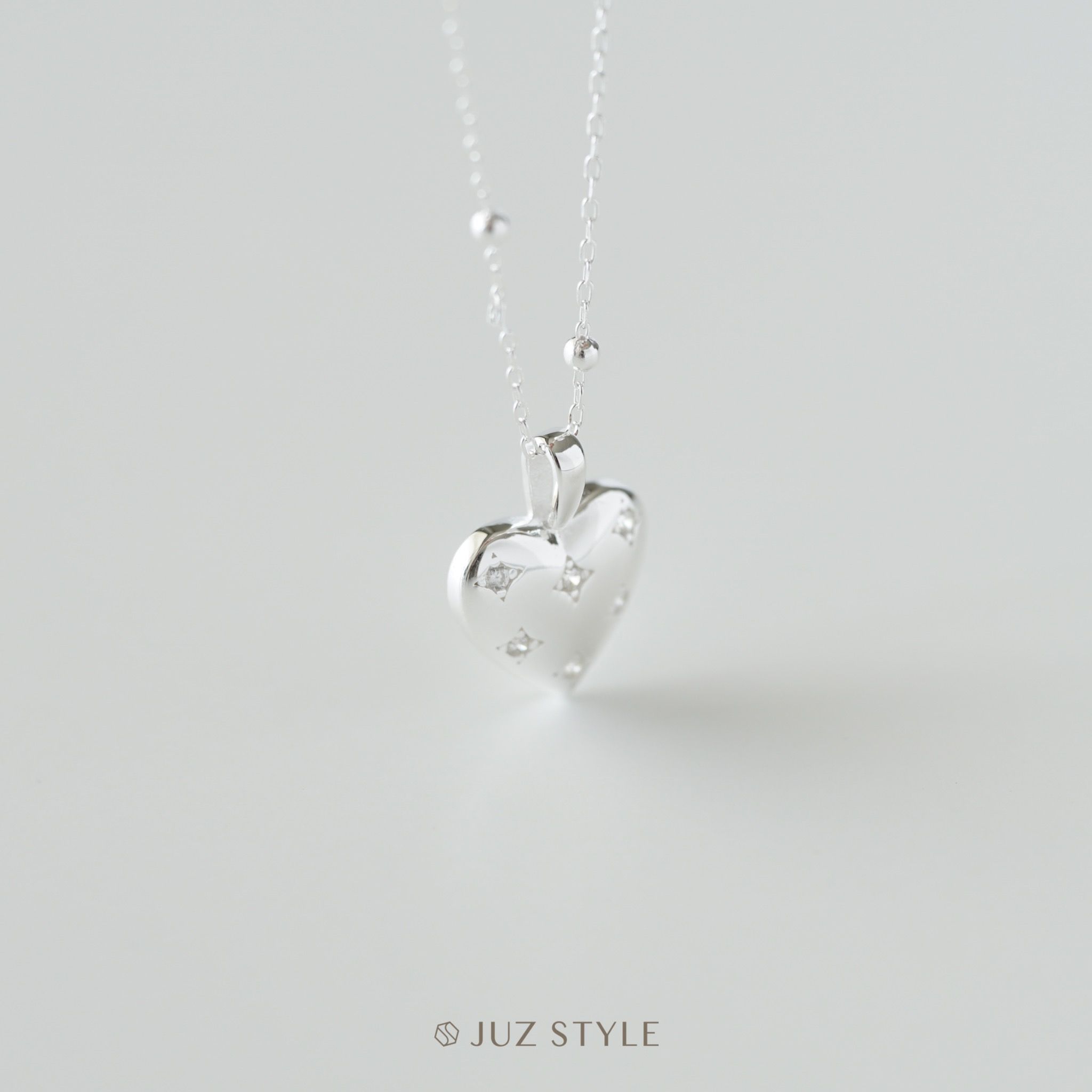 Dây chuyền bạc Twinkle heart