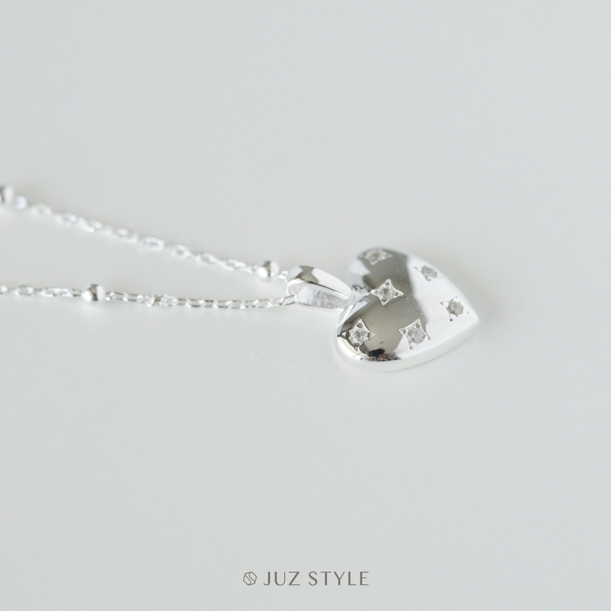 Dây chuyền bạc Twinkle heart