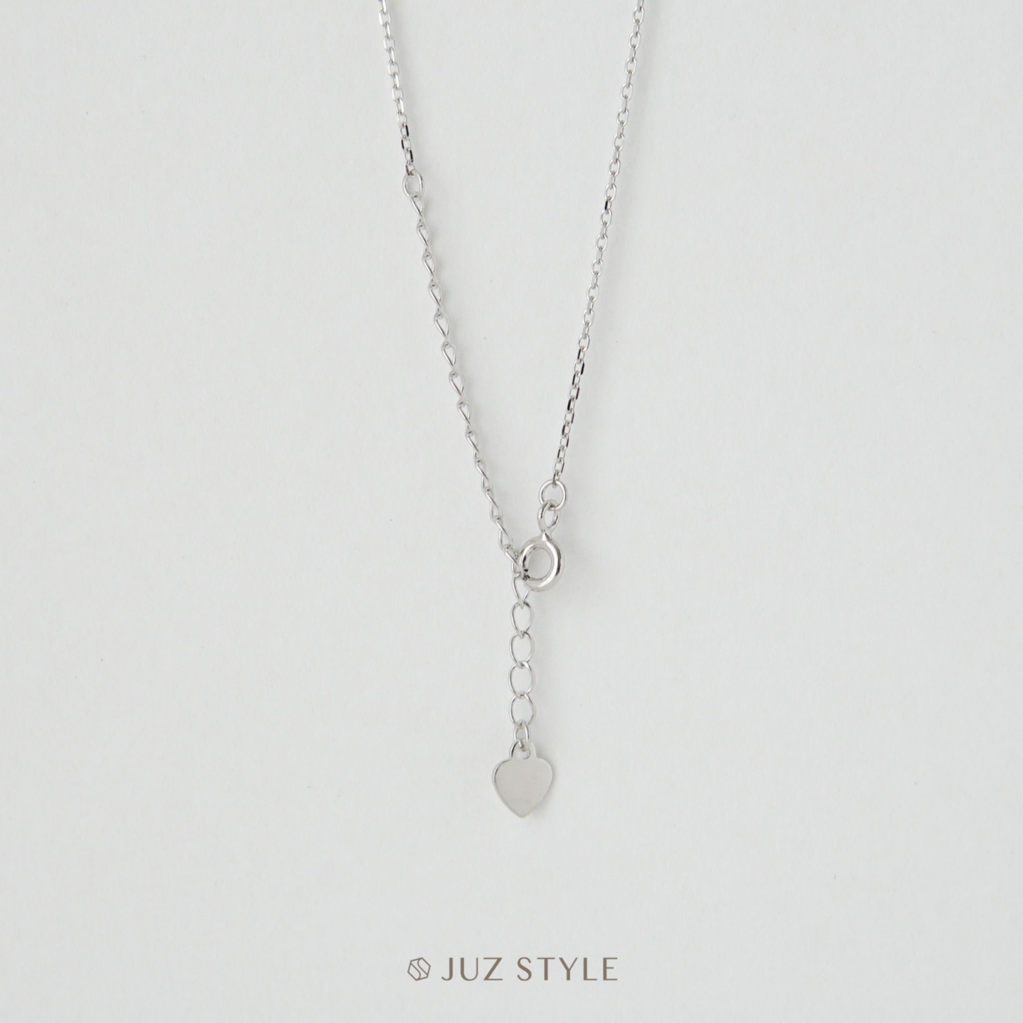 Dây chuyền bạc Heart in heart