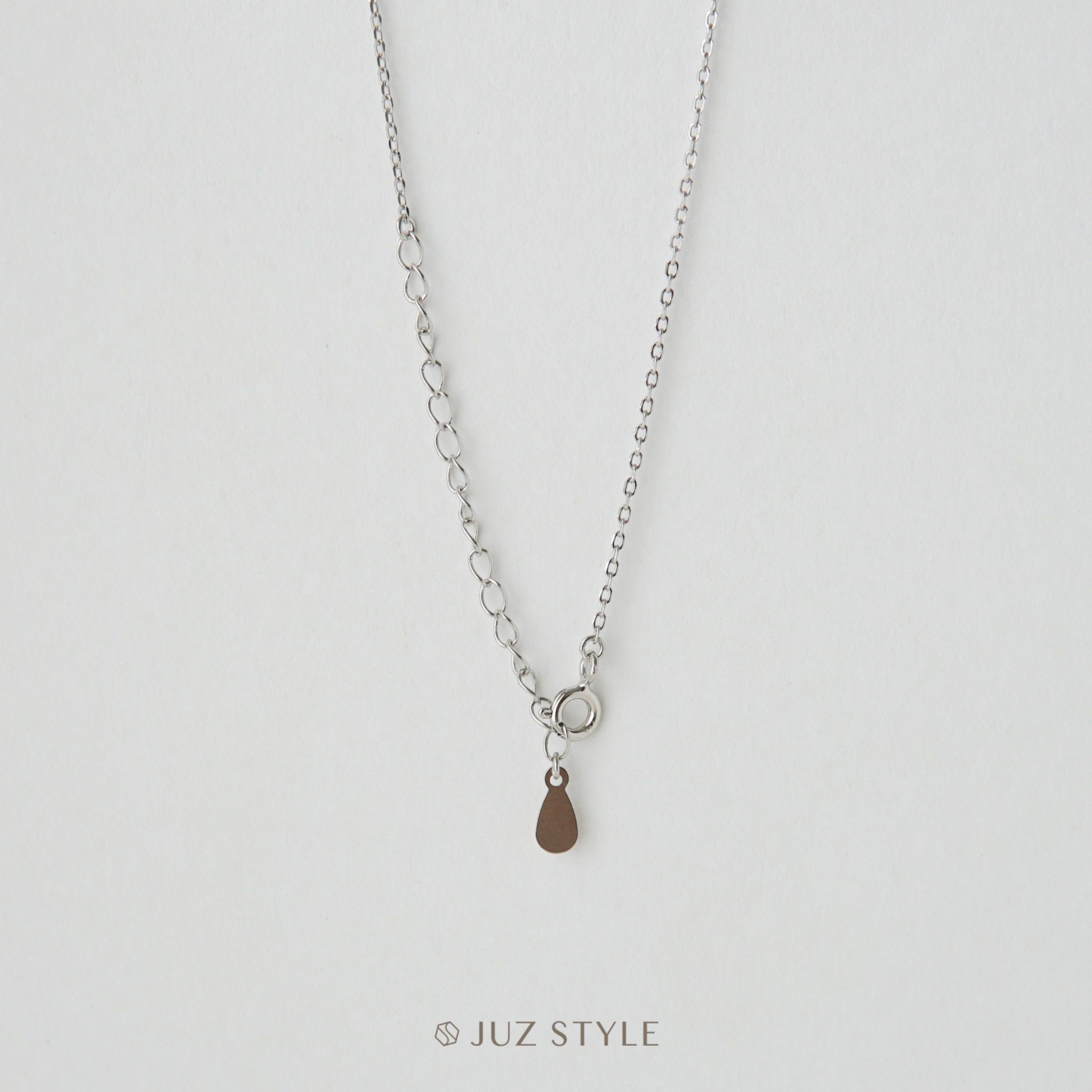 Dây chuyền bạc Falling drops