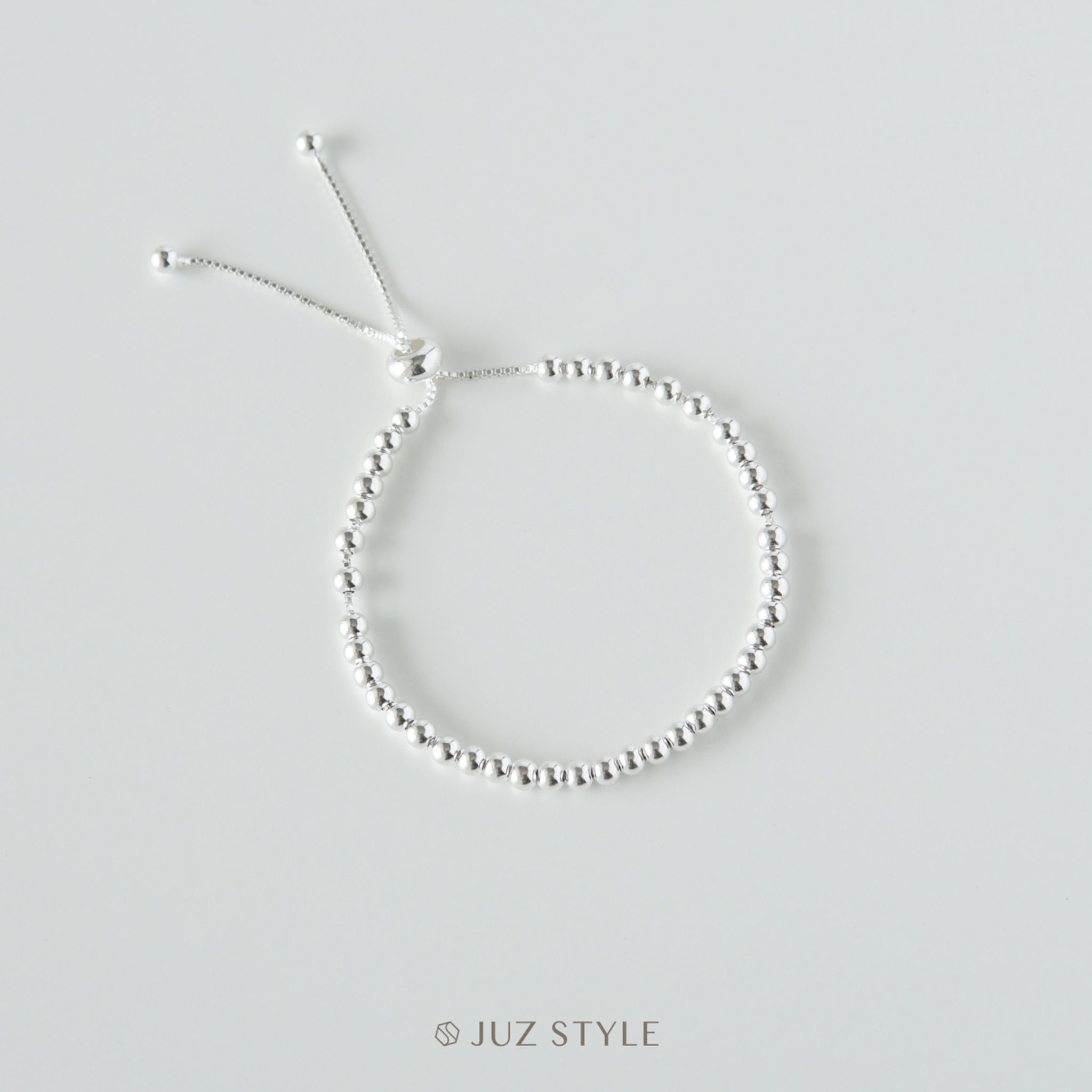 Lắc tay bạc Chic balls