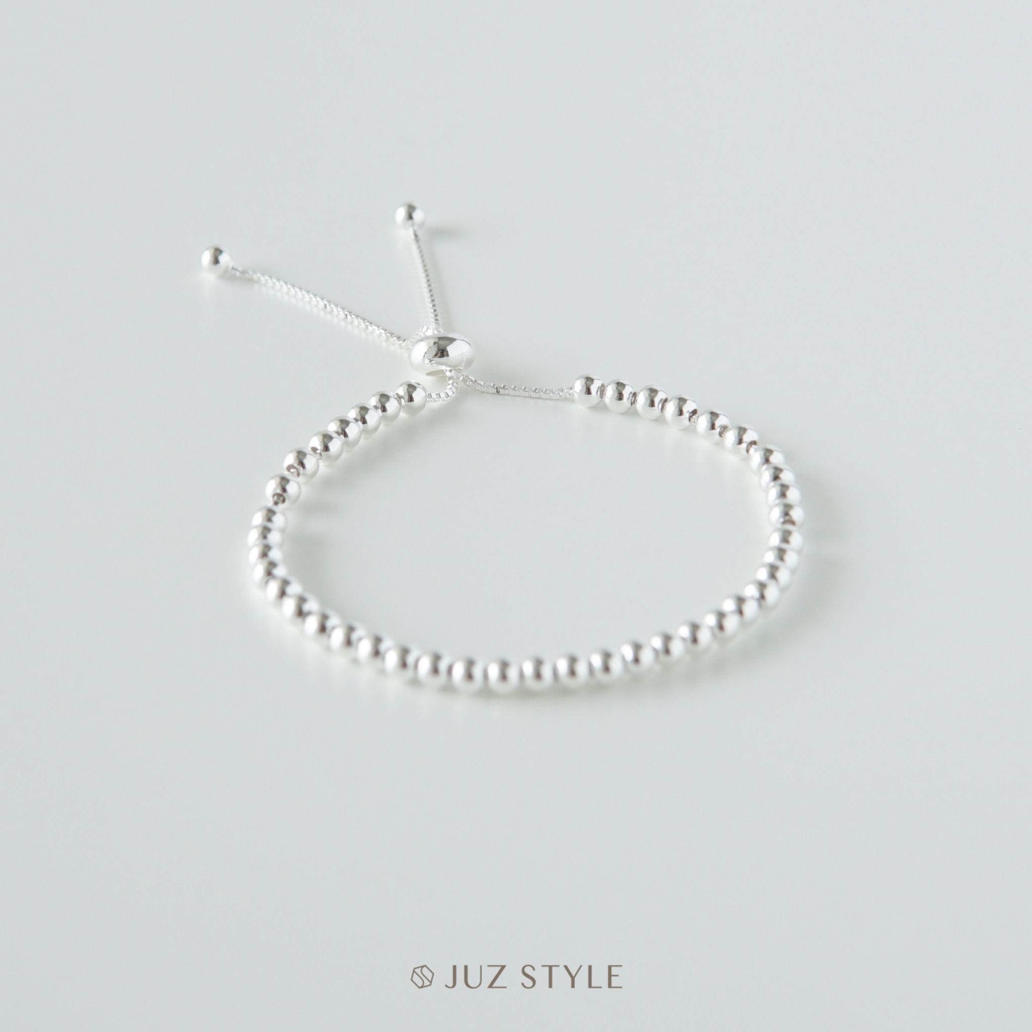 Lắc tay bạc Chic balls