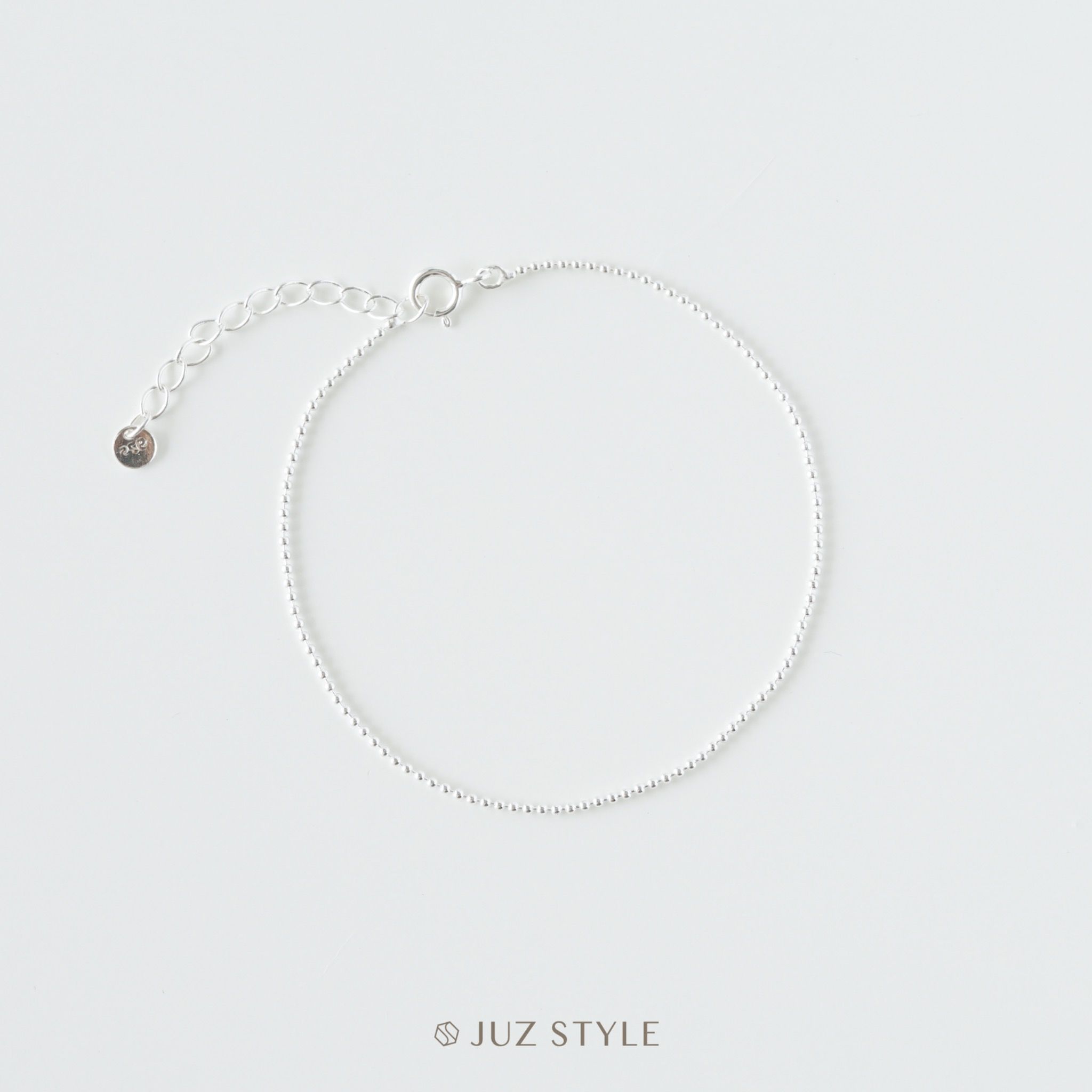 Lắc tay bạc tiny ball chain