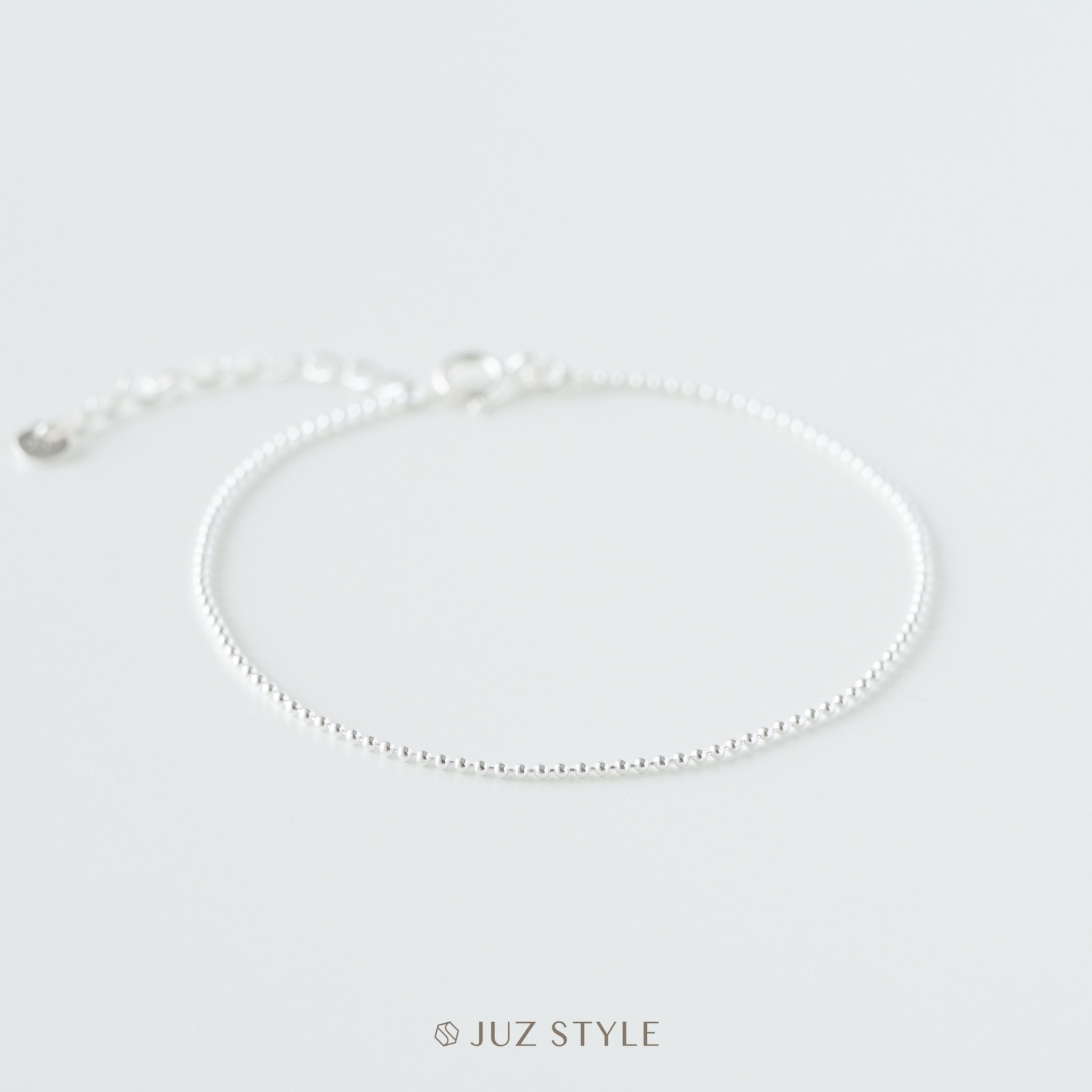  Lắc tay bạc tiny ball chain 