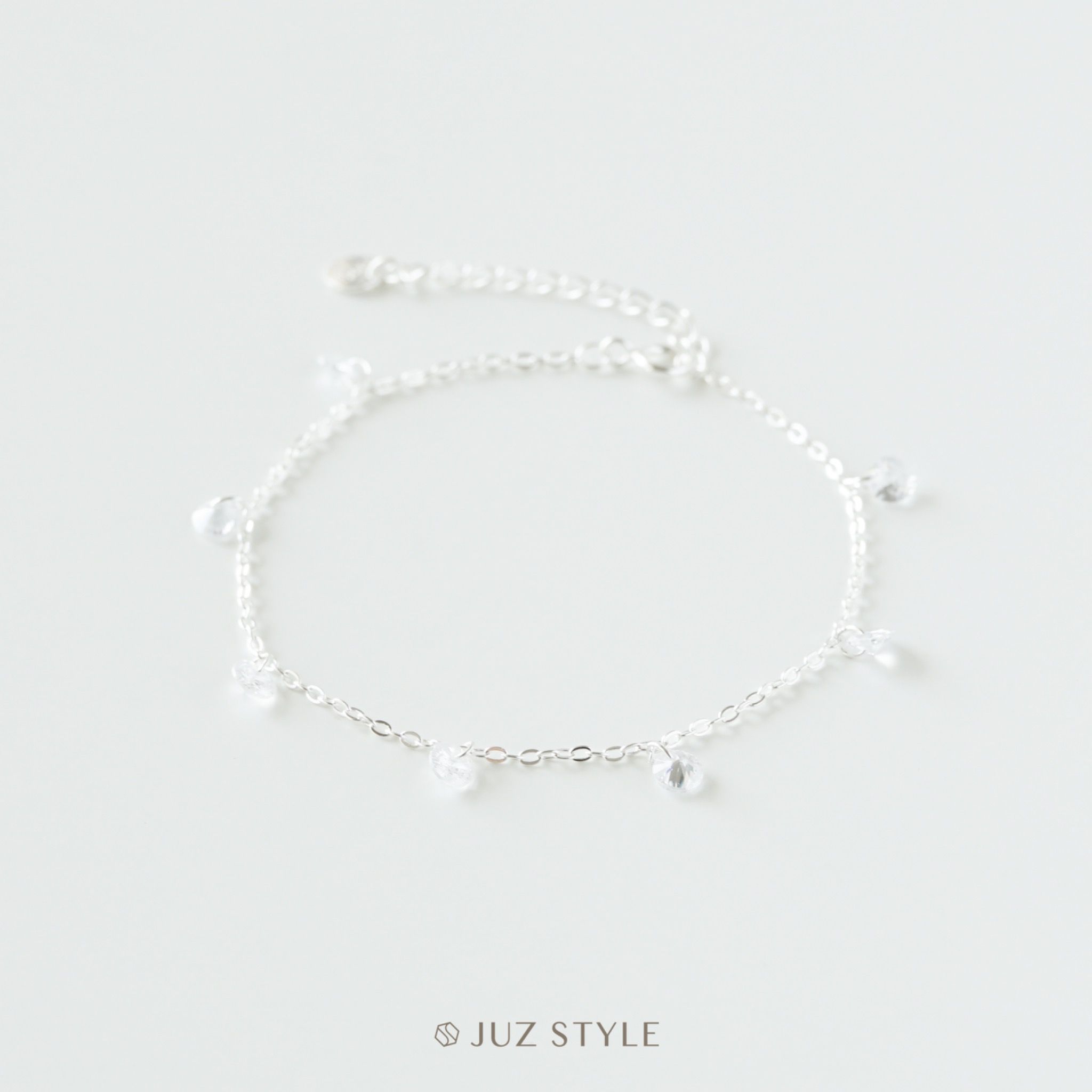 Lắc tay bạc Floating Cz