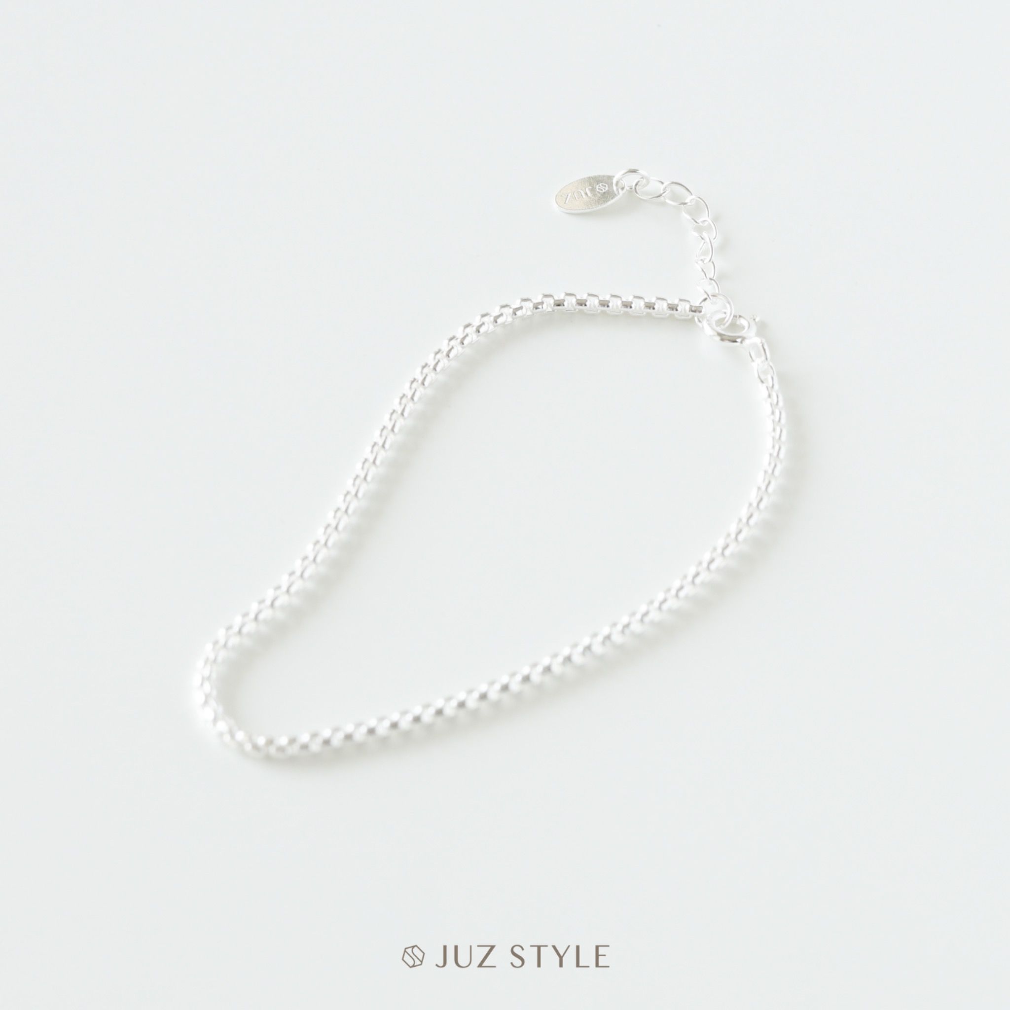 Lắc tay bạc Box chain