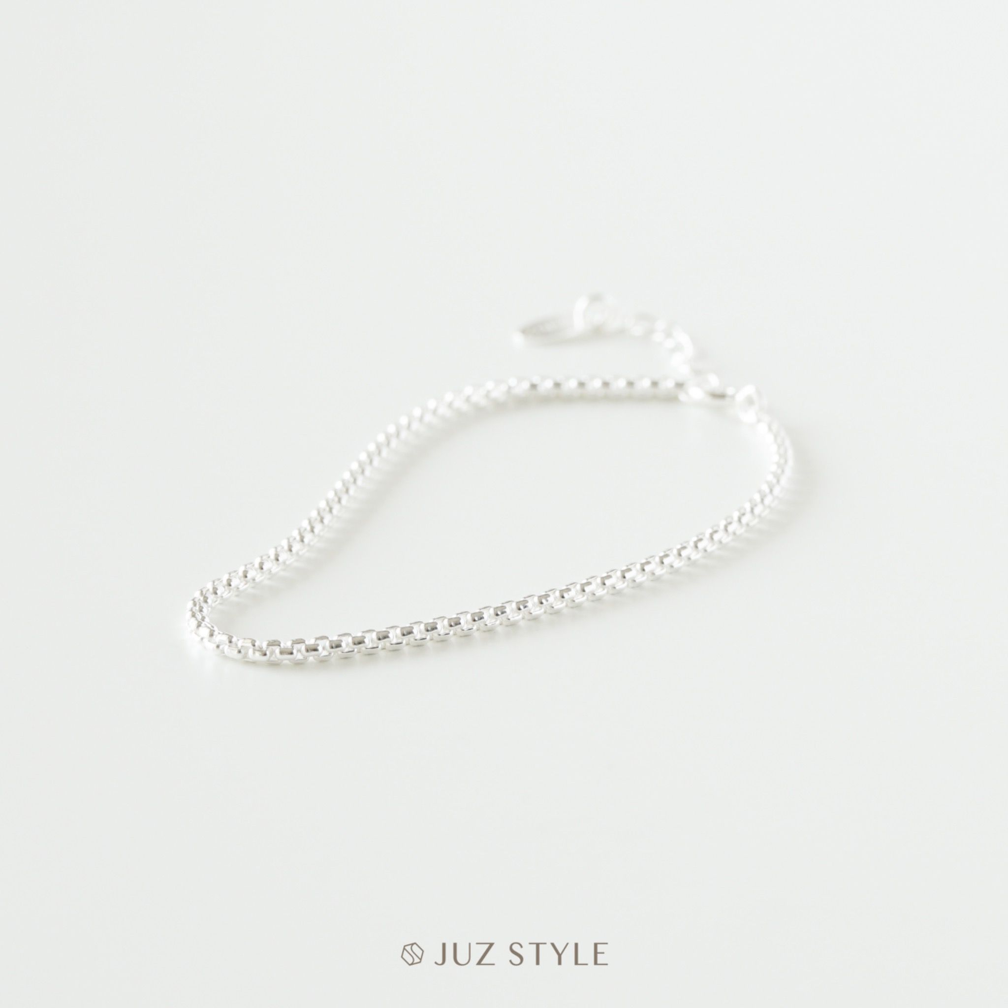Lắc tay bạc Box chain