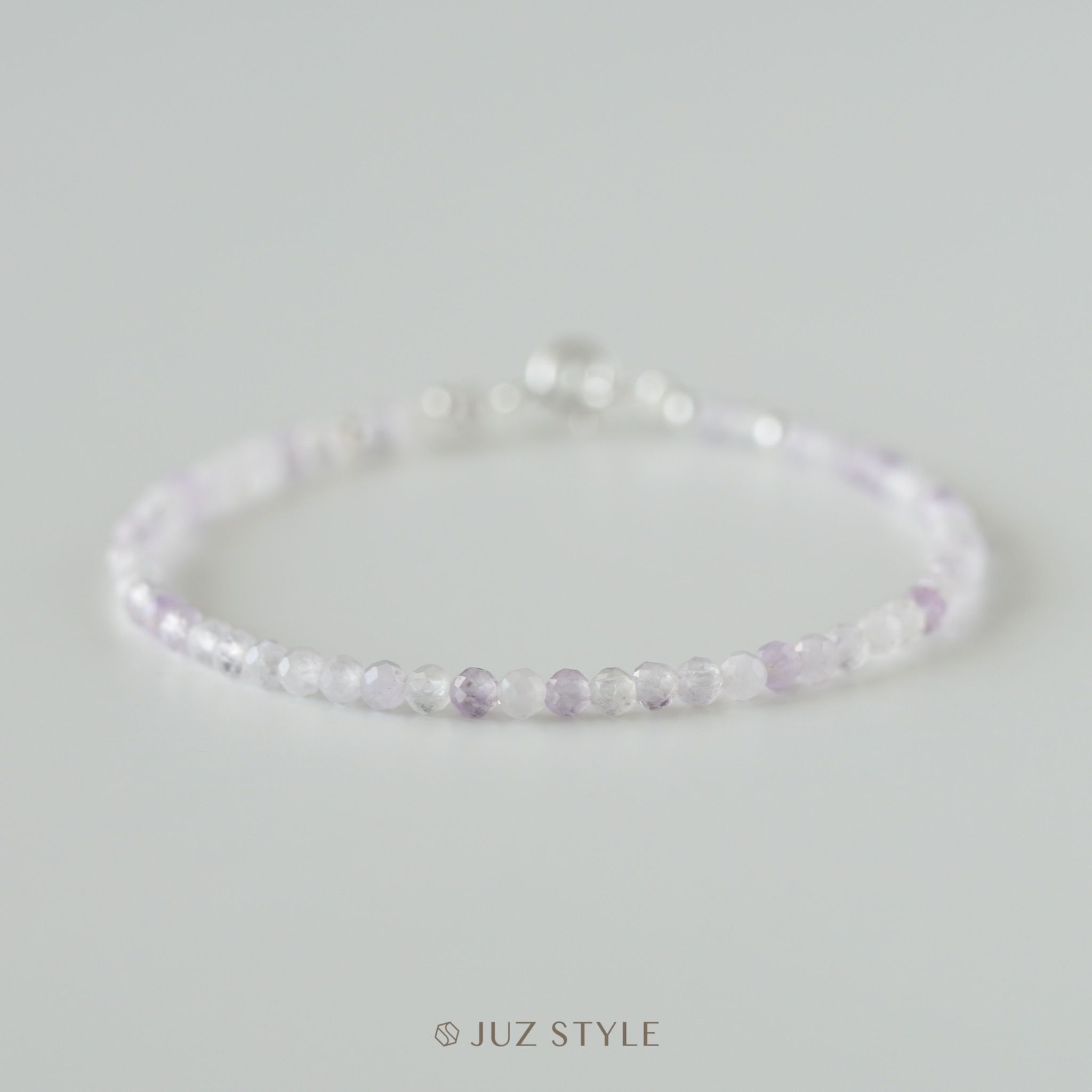  Vòng tay đá Amethyst lavender 3mm 