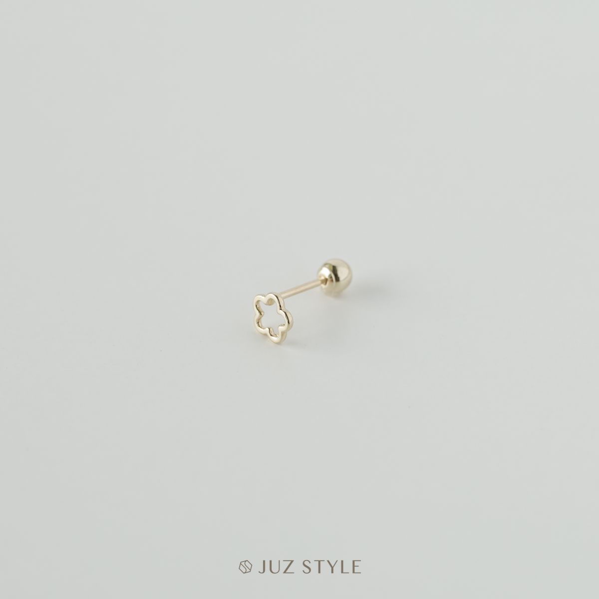 Bông tai vàng 14K Flower ballstud