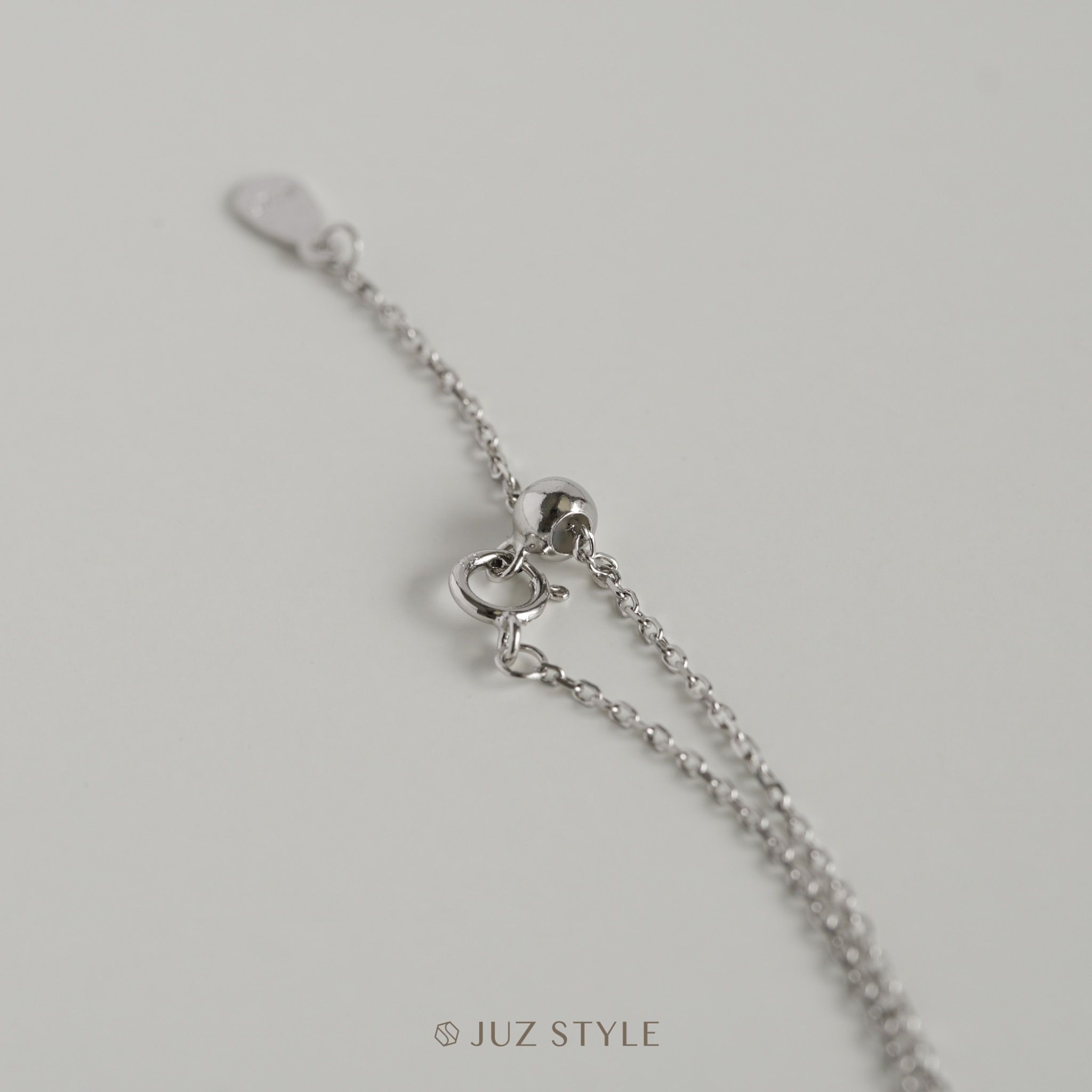 Dây chuyền bạc Pink heart
