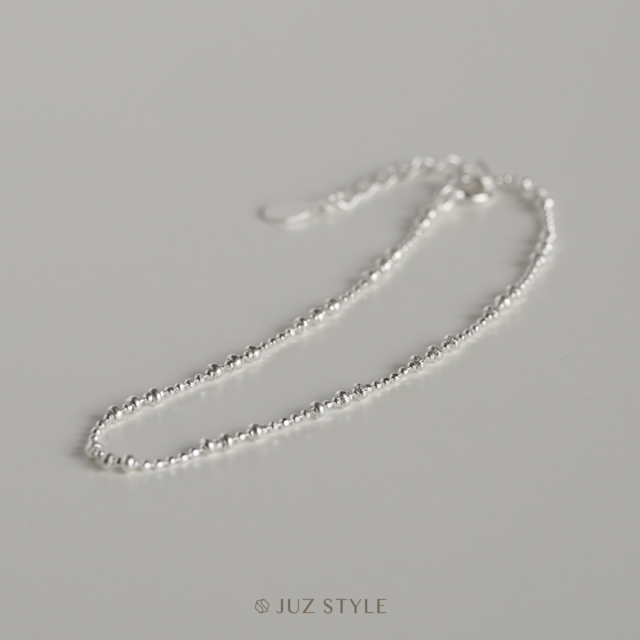 Lắc tay bạc Ball chain