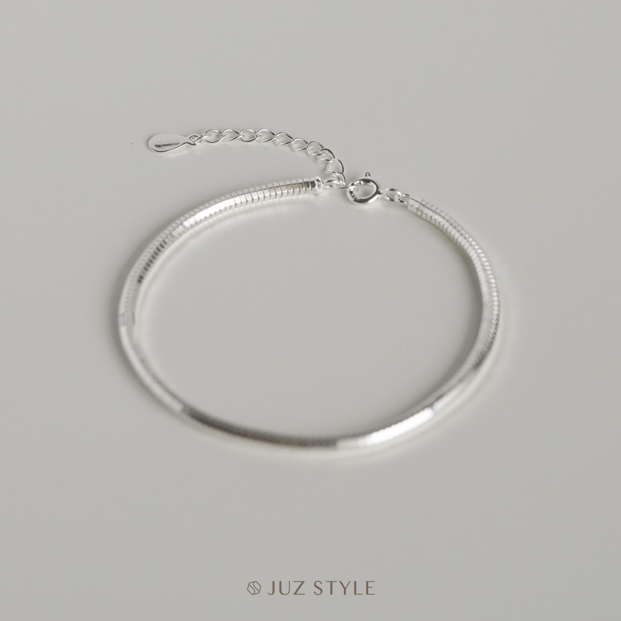 Lắc tay bạc Bold snake chain