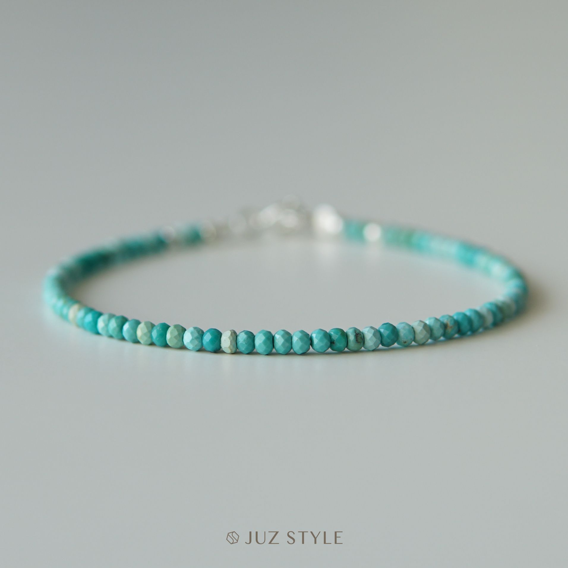 Vòng tay đá Turquoise Arizona 2.3mm