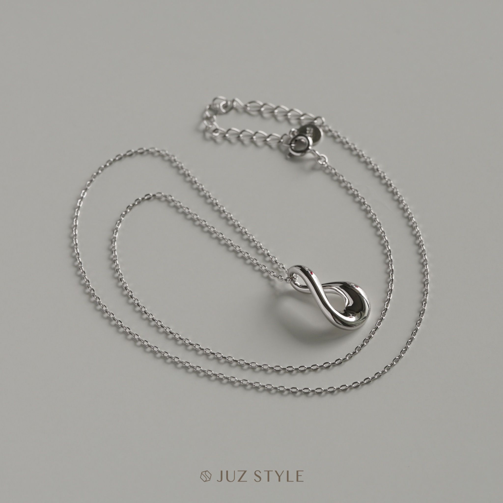 Dây chuyền bạc Bold Drop