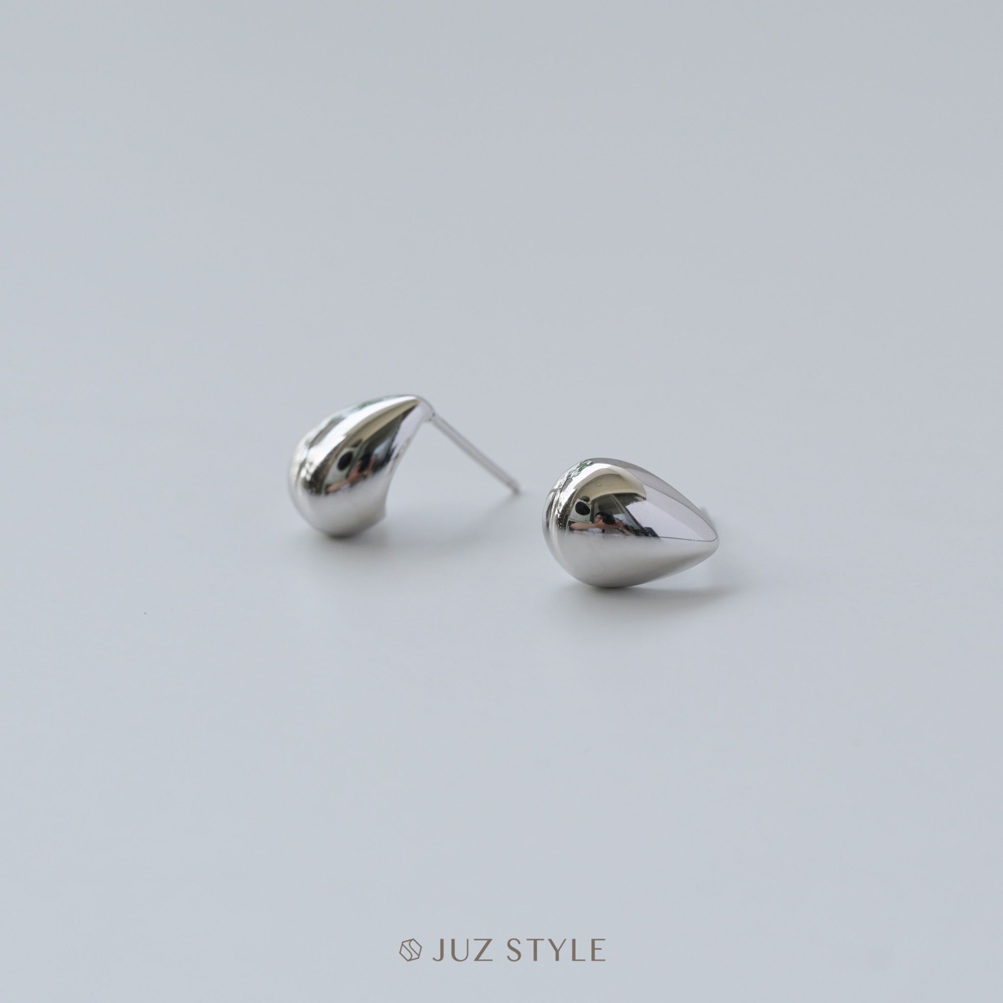 Bông tai bạc Drop