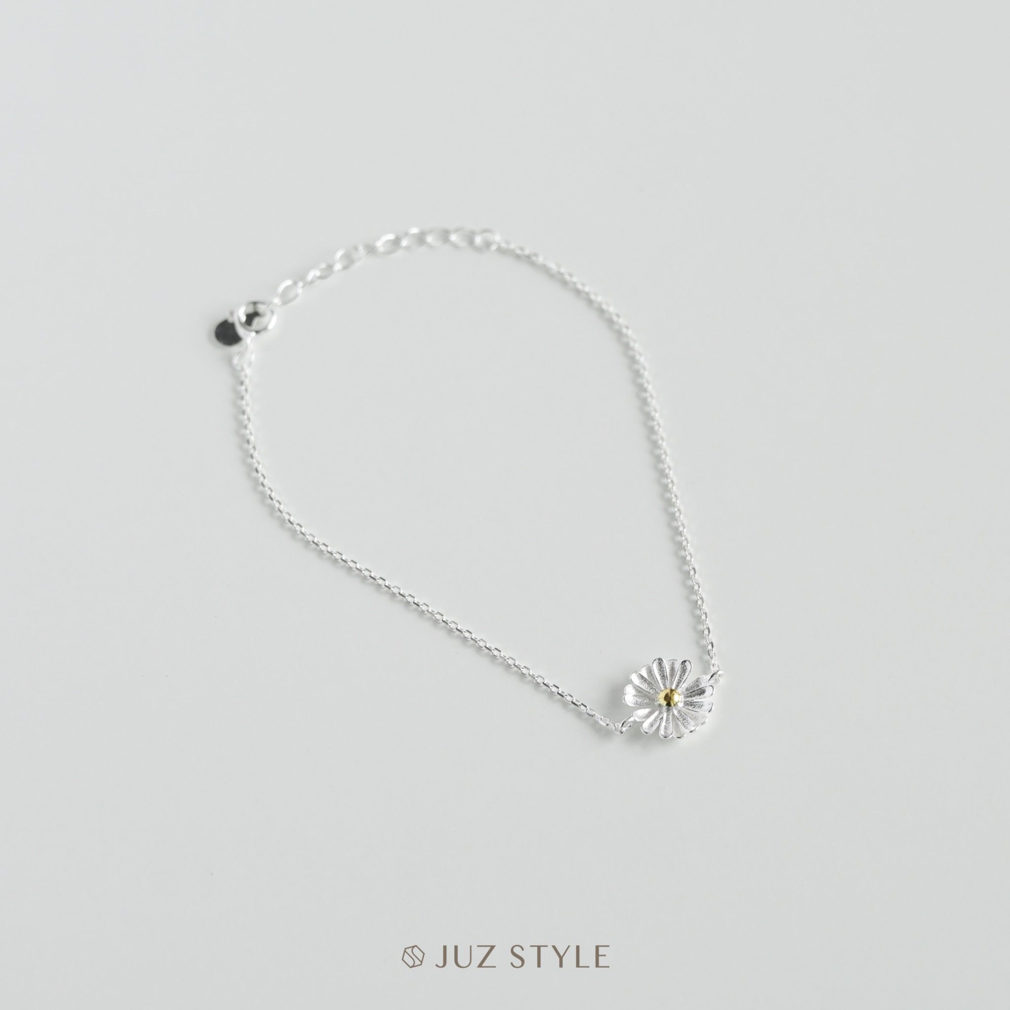 Lắc tay bạc Daisy