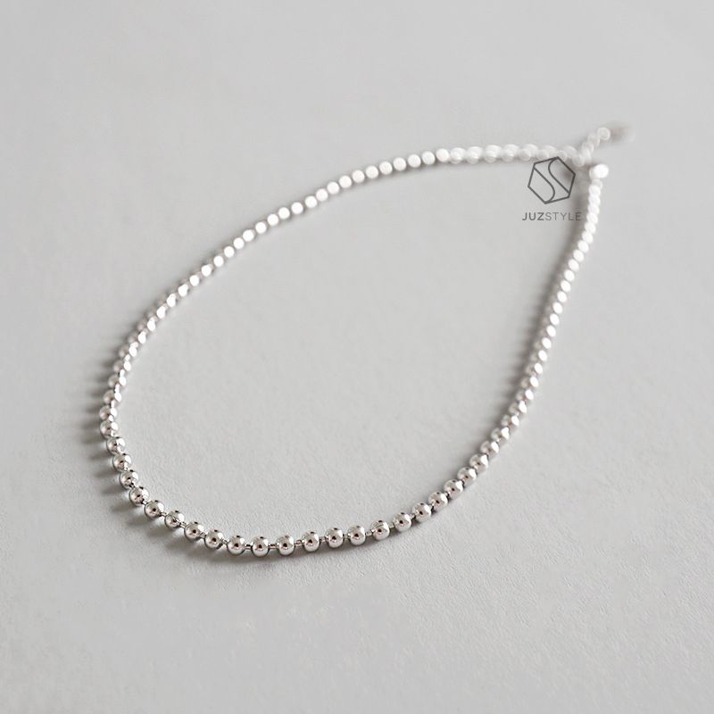  Lắc chân bạc Ball chain 