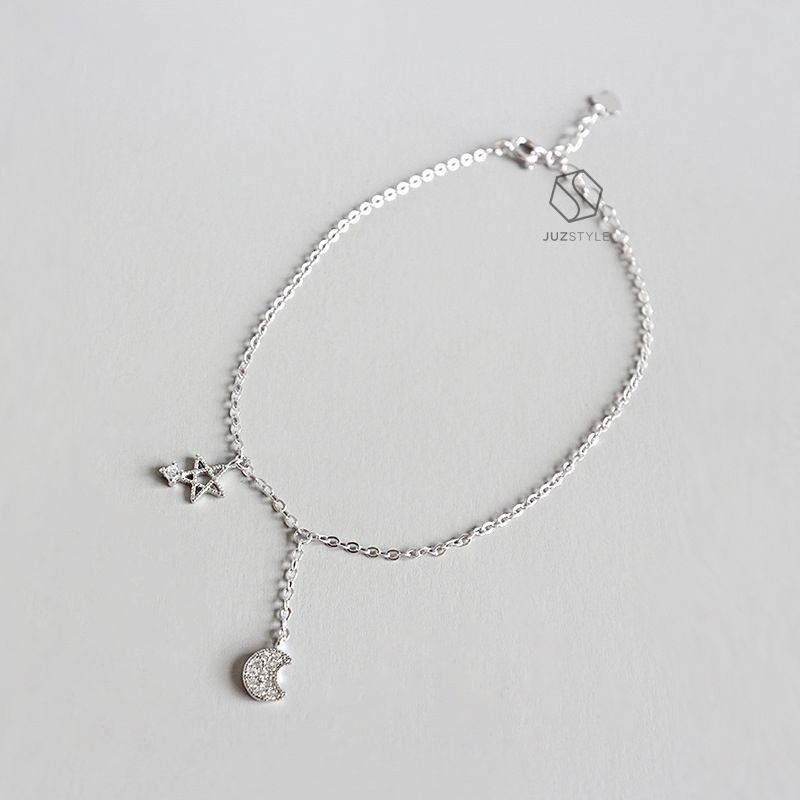Lắc chân bạc Starmoon