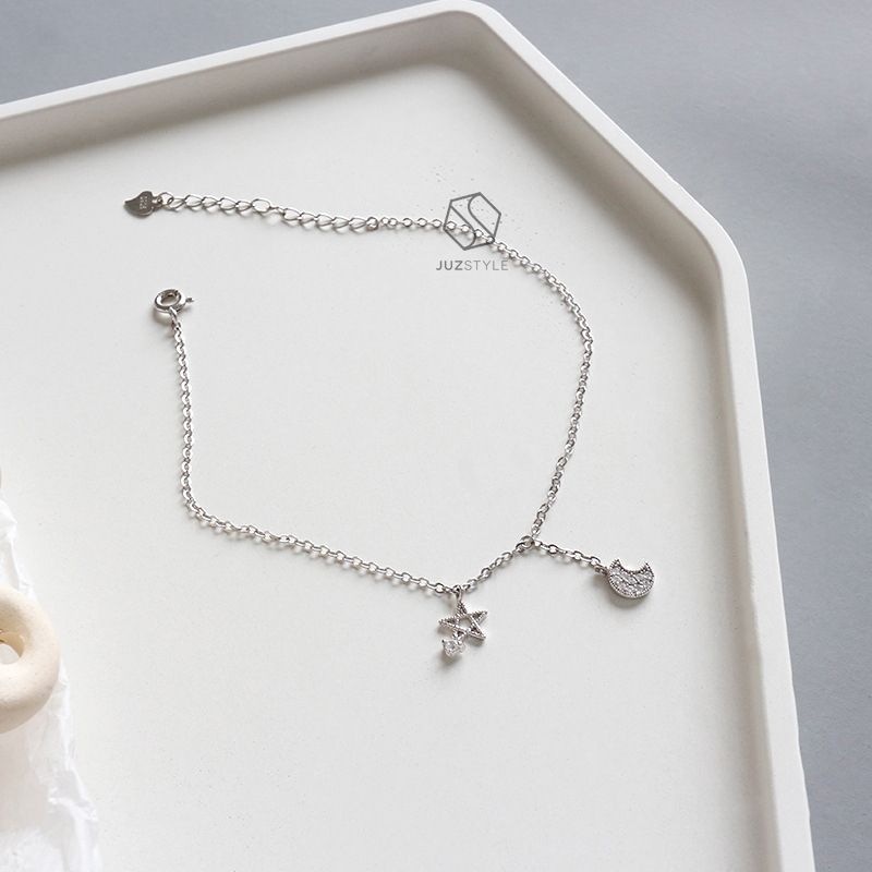 Lắc chân bạc Starmoon