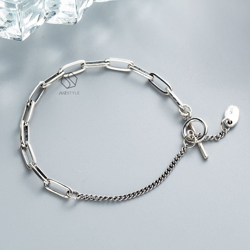 Lắc tay bạc Vintage chain